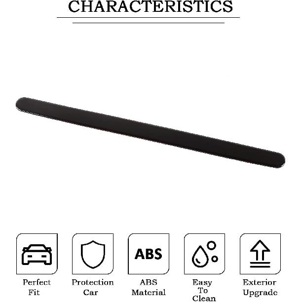 RT-TCZ Exalted 3rd Brake Light Cover Guard Trim Frame Bezels Decoration Accessories for Ford Mustang 2010-2014(Black)