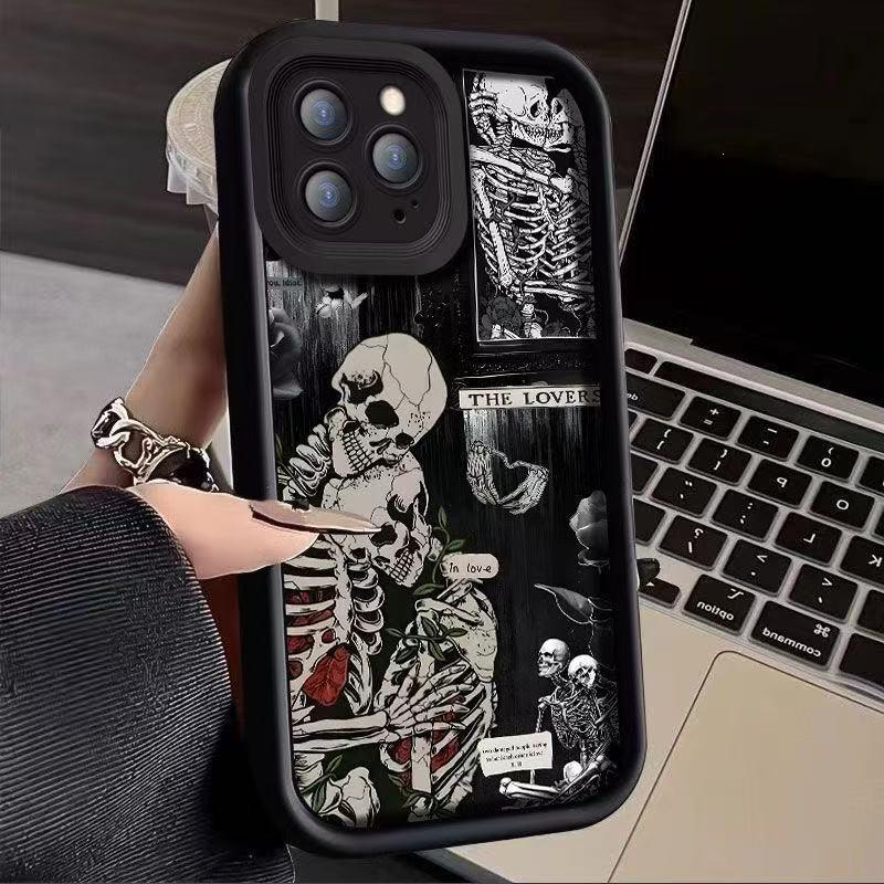 Personalized European and American Applicable Iphone16pro Mobile Phone Case Apple 15 Anti-drop 14 Creative 13promax New 12x