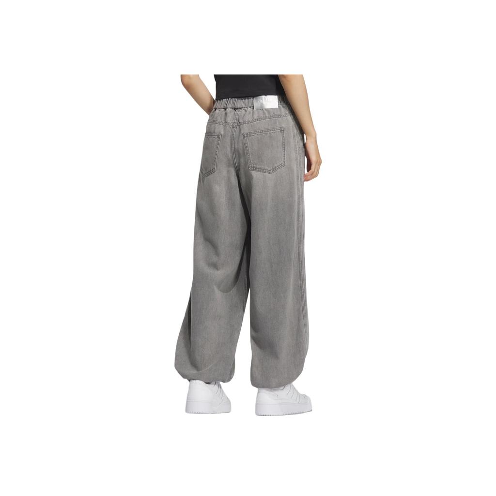 adidas Originals SS25 Měkké džínové nastavitelné dámské joggery KC5839