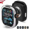 Metal+TPU Case for Apple Watch Ultra 3/2 49mm Series 11 10 46mm Protector Bumper Cover for iWatch 9 8 7 6 Se 44mm 45mm 40mm 41mm