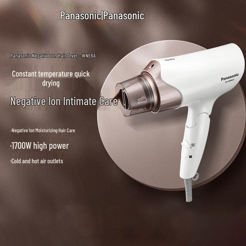 Panasonic 1700W Negative Ion Fast-Dry Hair Dryer CN plug (adapter included)