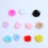 Colorful Mink Hair Ball Handmade DIY Jewelry Versatile Hairpin Accessories