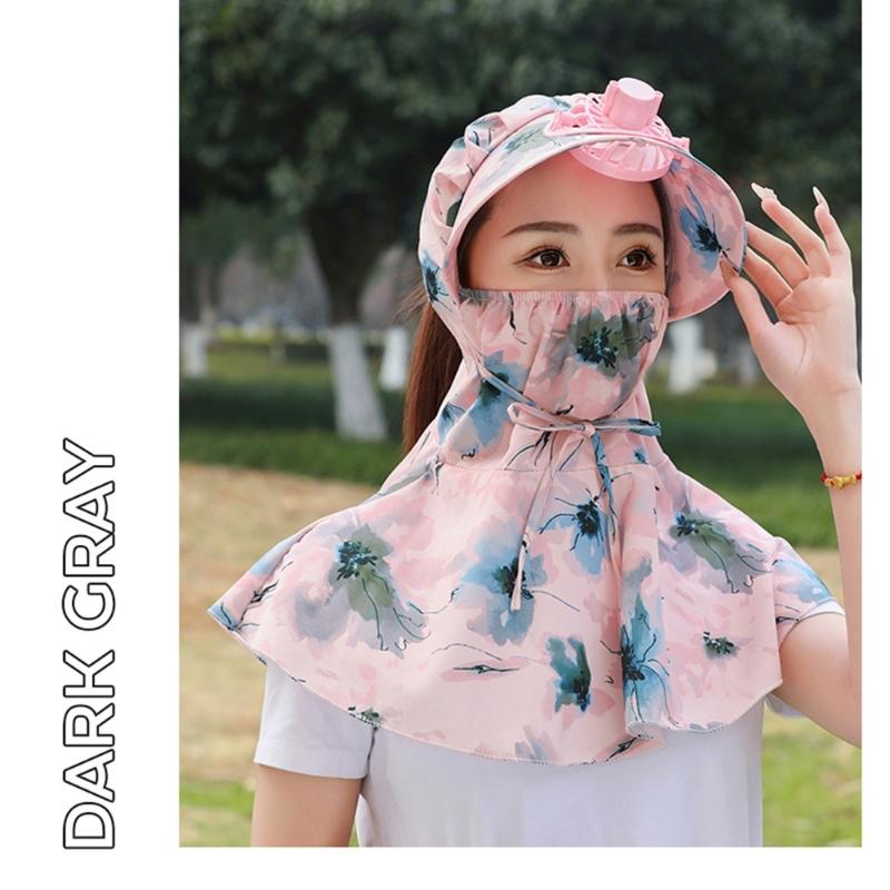 Sunshades Sun Hat with Fan for Girls Women Camping Hat Casual for Sports Gym Mountain Camping Hat Outdoor Activity