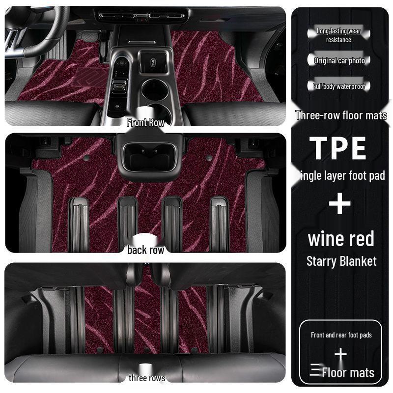 Lynk & Co 900 TPE Floor Mats 2025: Full Coverage Decorative Interior Car Accessories