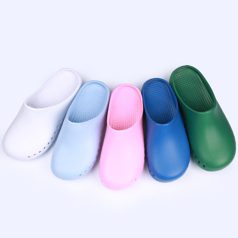 Anti-Slip EVA Rubber Sole Laboratory Slippers for Doctors