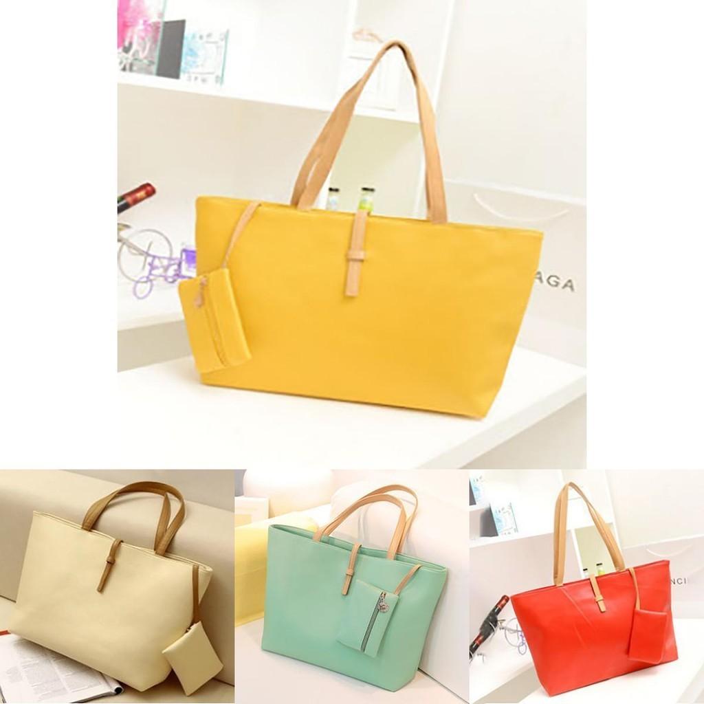 Elegante Dames Winkel Tote Messenger Handtas van Kunstleer Met Ruime Compartimenten