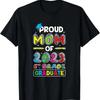Proud Mom Of 2023 5th Grade Graduation Graduate Mothers Day T Shirt