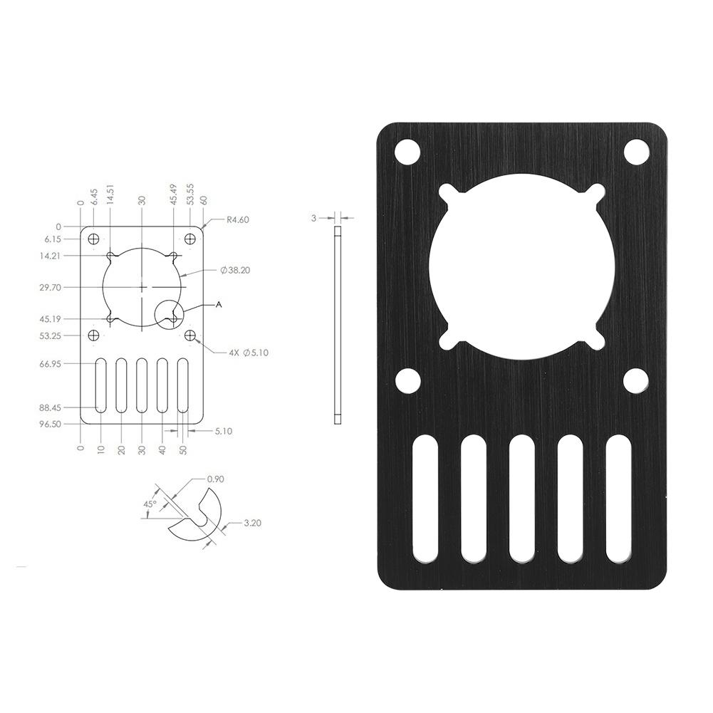 NEMA23 Stepper Motor CNC Mounting Plate Motor Fixed 3D Printer Accessories
