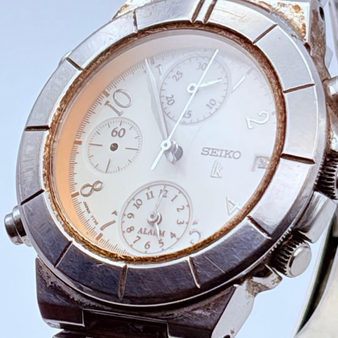 Used New battery SEIKO LUKIA watch chronograph ladies Seiko LUKIA quartz LK