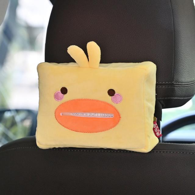 Cutie de șervețele pentru mașină, animale drăguțe de pluș, șervețel Suport pentru hârtie de șervețel, cutie portabilă pentru sertar, pentru stilul de mașină, consumabile multifuncționale pentru mașini pentru femei