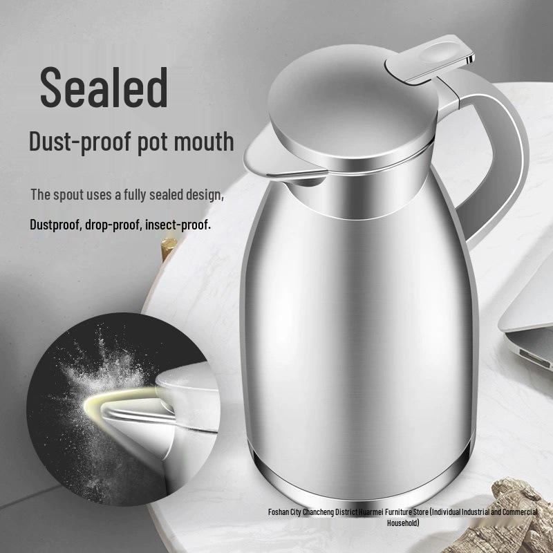 Large Capacity Stainless Steel Teapot for Home, Restaurant, or Hotel - Free Shipping