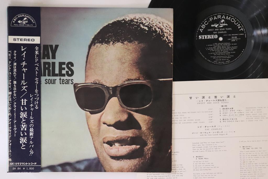 LP Schallplatte RAY CHARLES - Süße & Saure Tränen SH84 ABC PARAMOUNT 1964 Japan Obi Soul/Funk Gebraucht