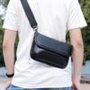 MVA Man Bag Genuine Leather Sport Black Shoulder Bags For Men Waterproof Business Bag Messager Bag 6088