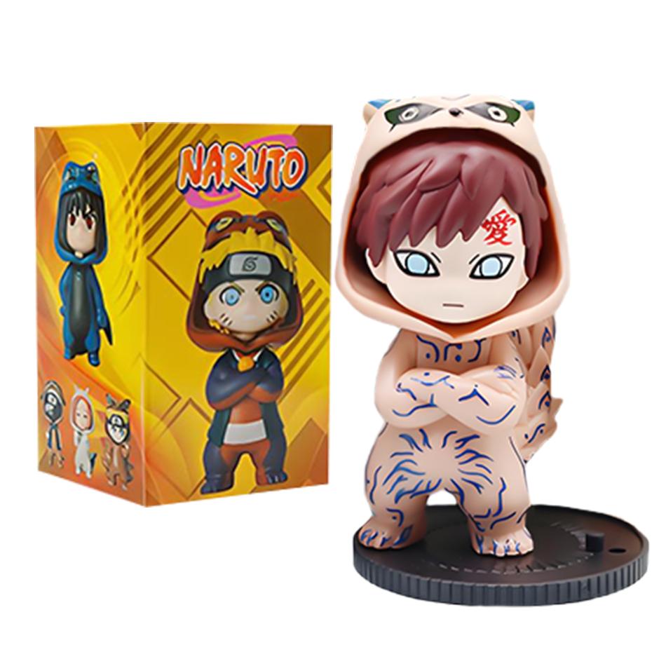 Anime 9pcs/set Naruto Figures Model Naruto Sasuke Kakashi 8cm Doll Costume Design PVCToys Dolls Kid Gift