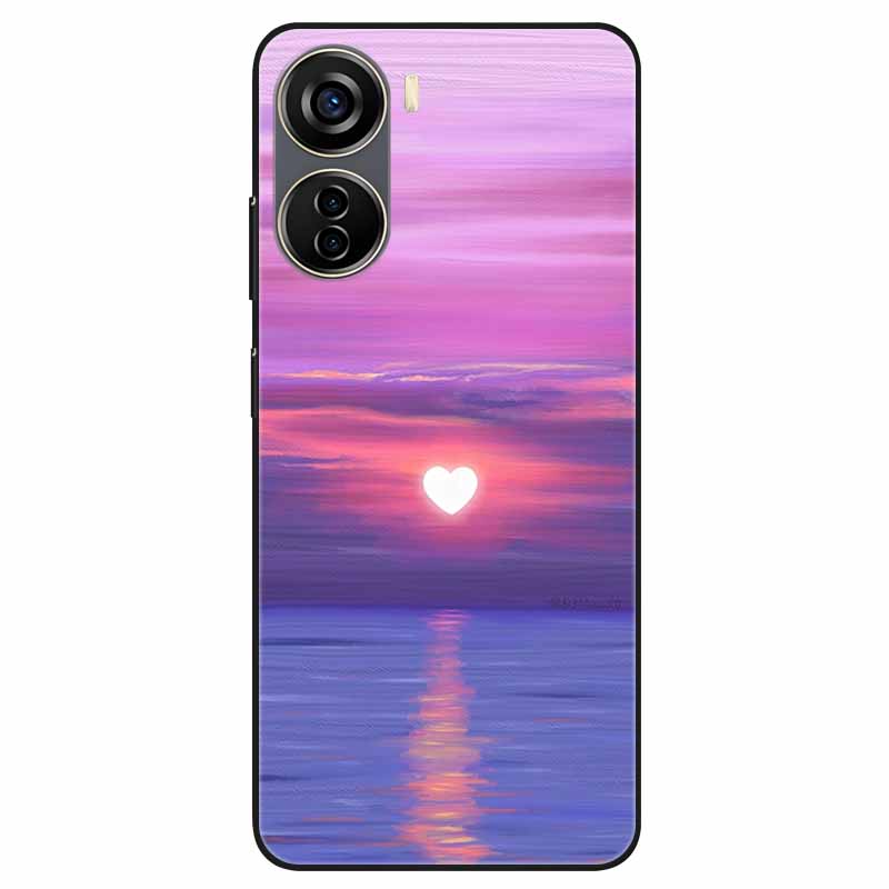 For ZTE Libero 5G IV Case A302 Soft Silicone Lovely Shockproof Cover for ZTE Libero 5G IV TPU Coque Cute Cats Funda Shells 6.6''