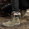 Echtes Leder Männer Stiefel Herbst Winter Stiefeletten Für Männer Schuhe Outdoor Werkzeug Stiefel