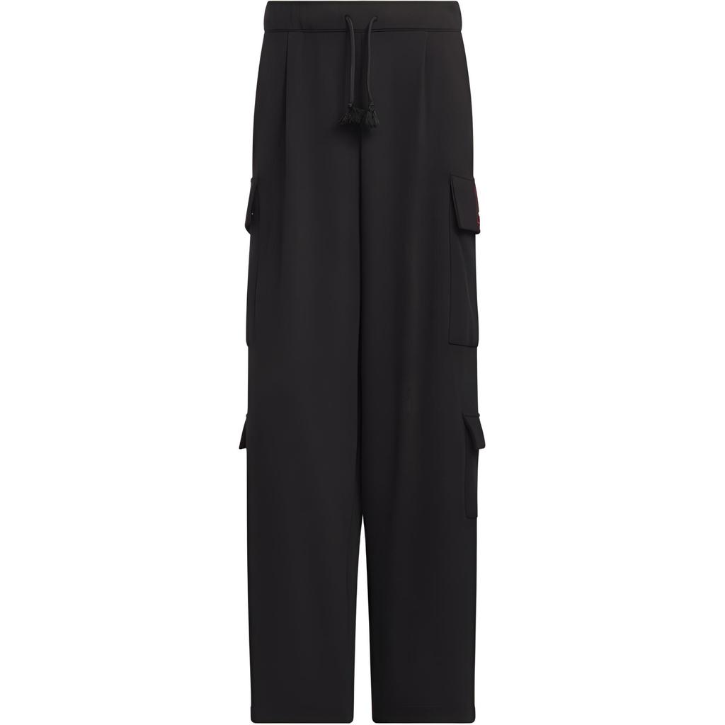 Adidas Originals Bbrtr Pants Lace Solid Color Loose Sports Cargo Pants Unisex Pants Black JN0769