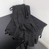 New Spring and Autumn Style Hanging Solid Color Scarf for Women's Literary Retro Versatile Shawl Thin Decorative Scarf Neck Fen