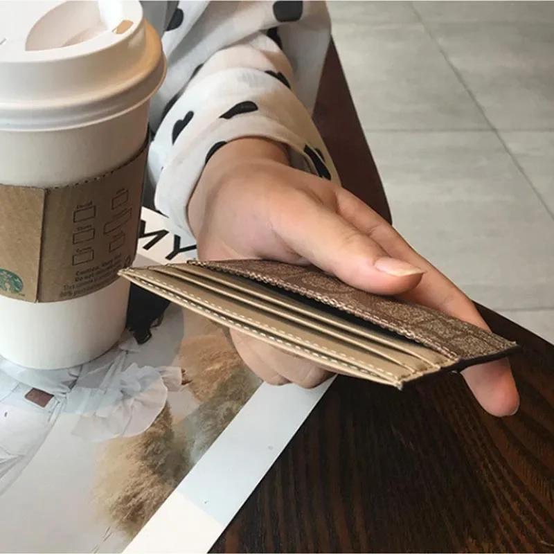 Luxury Design Wallets for Women Multi-Function Card Holder PU Leather Female Small Card Bag Short Women's Purse