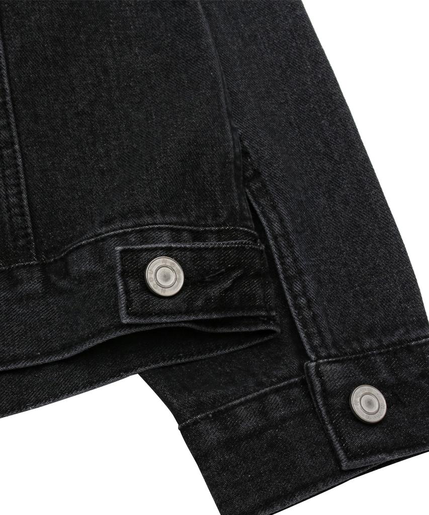 Nodu Denim Trucker Jacket [Black]