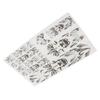 ENLEE 3D Mountain Bike Protective Stickers Set Impact Resistance Bicycle Decorative StickerWolf Head Pattern for Bicycle Frame