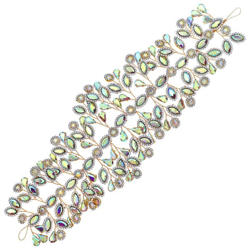 Bride Headwear High-end Luxury Heavy Handmade Crystal Hair Band Wedding Dress Banquet Accessories