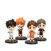 Hinata Shoyo Volleyball Anime Figure 4PCS Set Poseable Model Toy Gacha Collectible Shelf Decor Trendy Gift