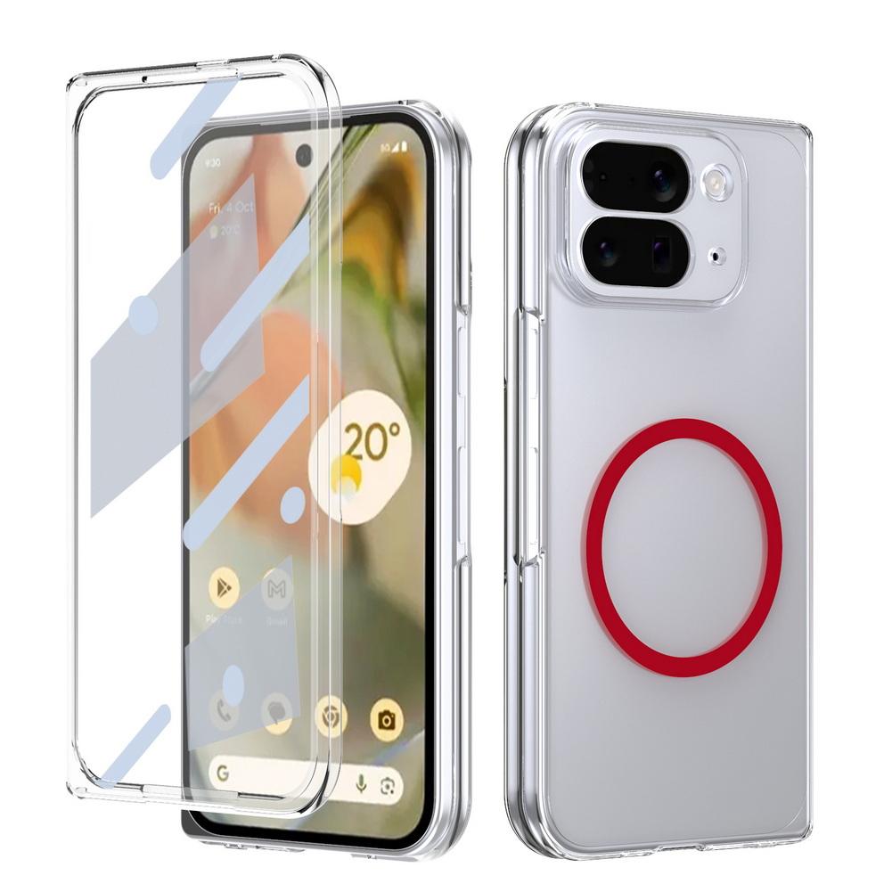

Metal Camera Edge Buttons Magnet Adsorption Tempered Glass Protect Case For Google Pixe 10 Pro Fold pixel10 fold Back Cover Google Pixel 10 Pro Fold
