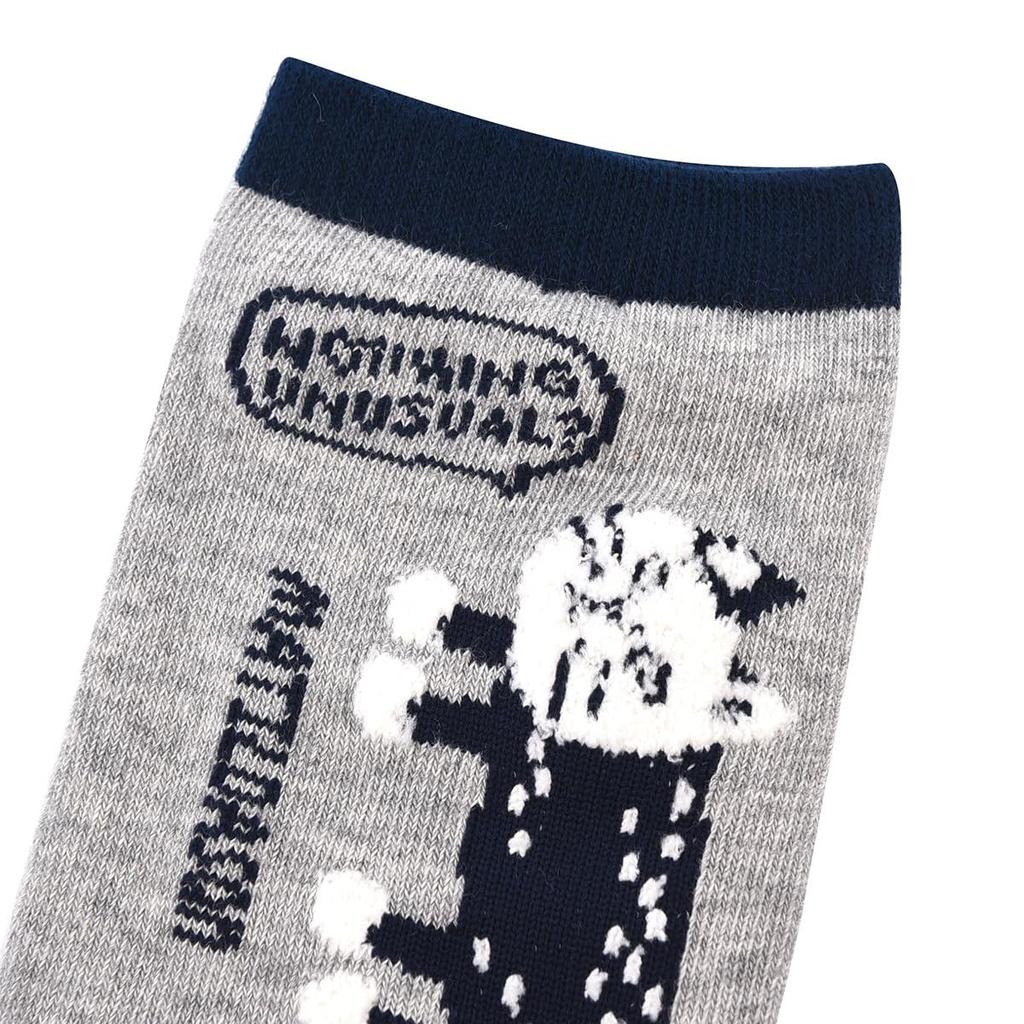 Stylish and cute jacquard socks featuring Matilda Kusuguru crew perfect for nursery school Heather women's print. socks, teachers. 23-6718 (#1/MGY