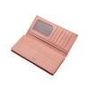TUCANO Women's Wallet, Top-Grain Leather, Long-Style Purse, Multi-Card Slots, Pink