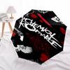 1pc My Chemical Romance Automatic Open,Windproof, Compact Travel Umbrella, Gift for Birthday, Christmast93091