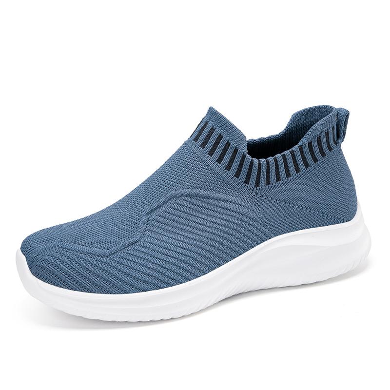Fashion New Spring Summer Women Shoes Knitting Sock Women's Sneakers Breathable Women Flat Shoes Soft Bottom Casual Walking Shoes