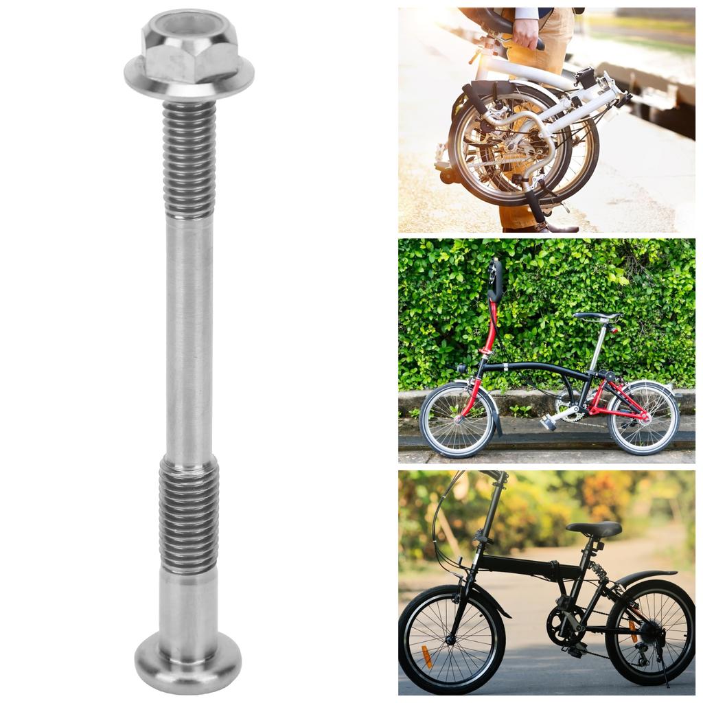 Titanlegierung Scheibenbremse Federgabel Bolzenmuttern Set für Brompton Faltrad Modifikation Typ A