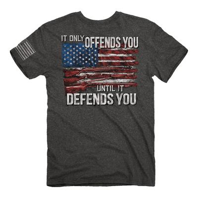 New THIS OFFENDS YOU UNTIL IT DEFENDS YOU T Shirt SECOND AMENDMENT Shirt