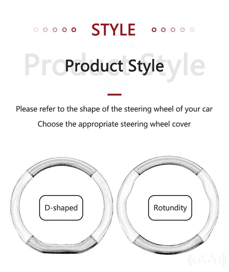 Sticker Accessory For BMW E46 E90 F11 E92 E39 E36 Z4 E30 F11 F20 F30 E60 G20 G30 E87 F25 Carbon Fiber Car Steering Wheel Cover DN6