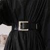Pu Modern Black Womens Waist Belt For Summer Fashion Ideal For Dresses Blouses And