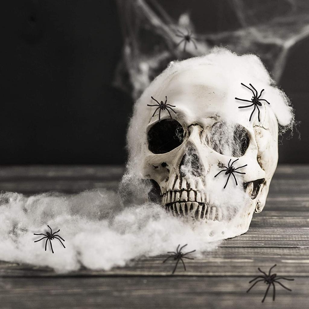 20 PC Halloween Plastic Black Joking Toys Decoration Realistic