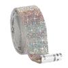 2xSelbstklebendes Kristall Strass Diamant Band DIY Aufkleber Mehrfarbig 1,4cm
