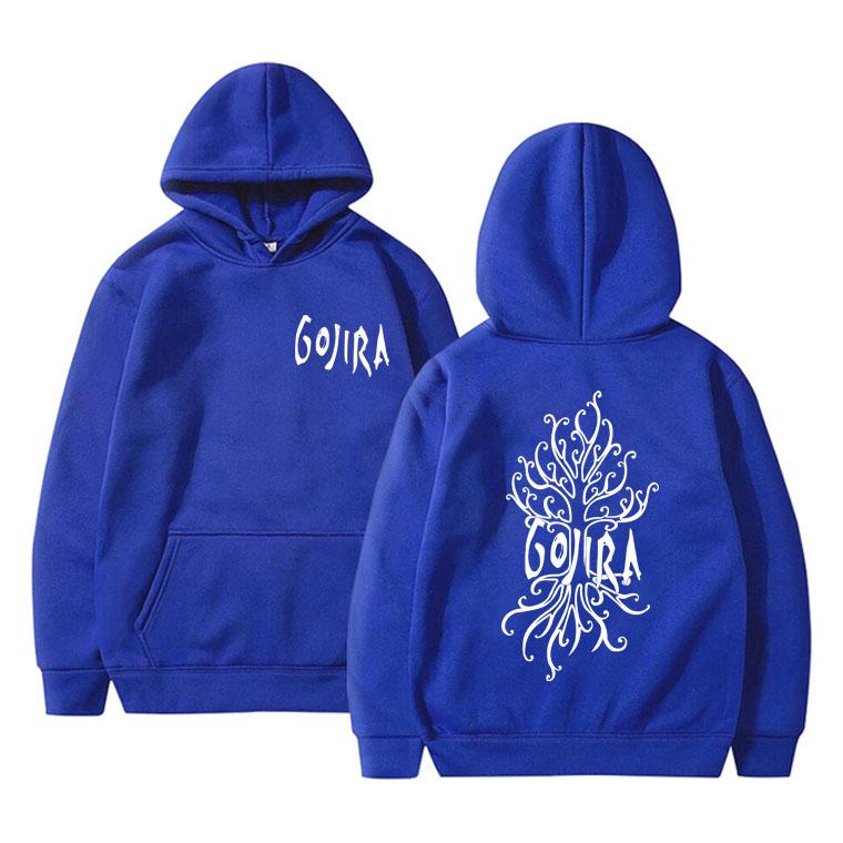 French Metal Band Gojira The Link Alive Music Album Cover Double Sided Print Hoodie Men Women Fashion Oversized Pullover Hoodies