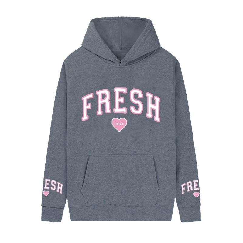 Unisex Hooded Pullover Sweatshirt Casual Loose Fit Teens Winter