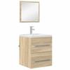 Bathroom Furniture Set with Drawers Brown 41 X 38.5 X 48 Cm
