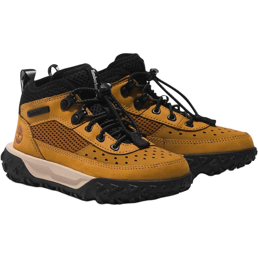 Timberland Greenstride Motion 6 Comfortable Stylish Slip-Resistant Durable Mid-Top Outdoor Shoes Kids Shoes Brown Black A6484-231