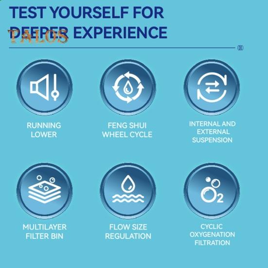 Filtr do akwarium Filtr wielowarstwowy do akwarium z natlenianiem wodospadowym Cichy system filtracji do akwariów 50L/90L