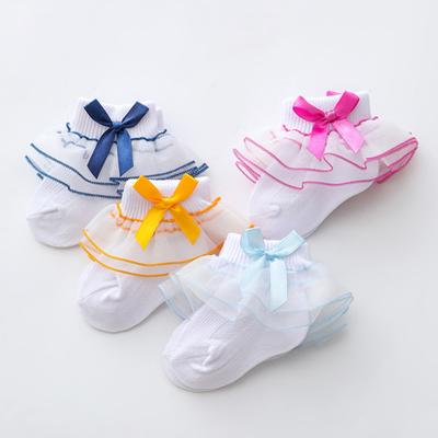 1 Paar Babysocken aus auffälliger, lichtbeständiger Baumwolle für Kleinkinder, solide Söckchen, Babyzubehör für zu Hause