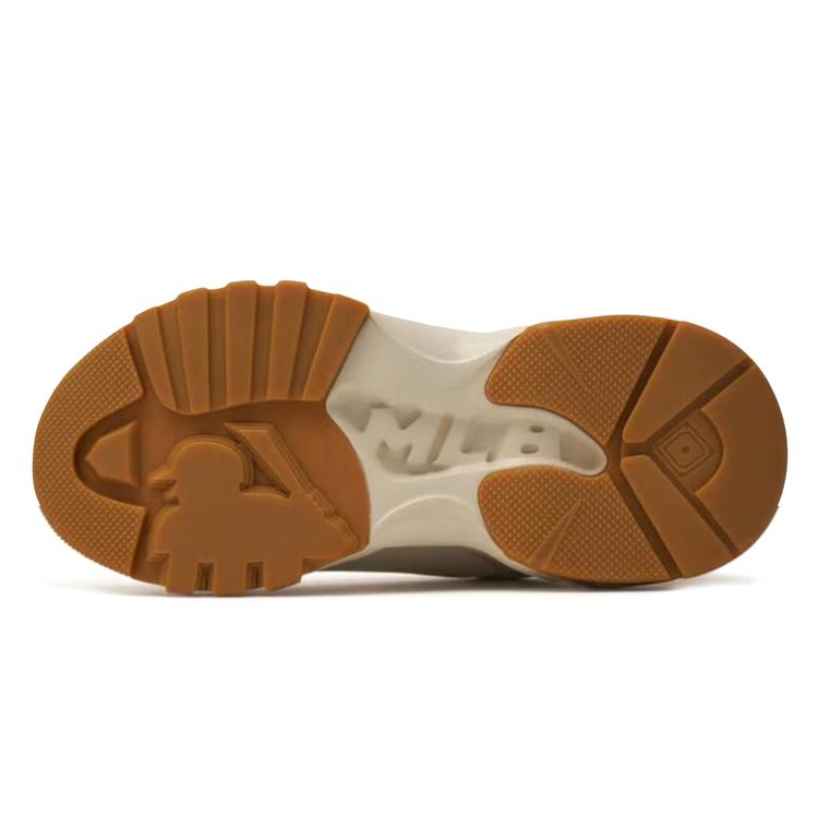 MLB Big Ball Chunky Sneakers Unisex Low top White/Brown 3ASHC104N-50BGL(Team56-)