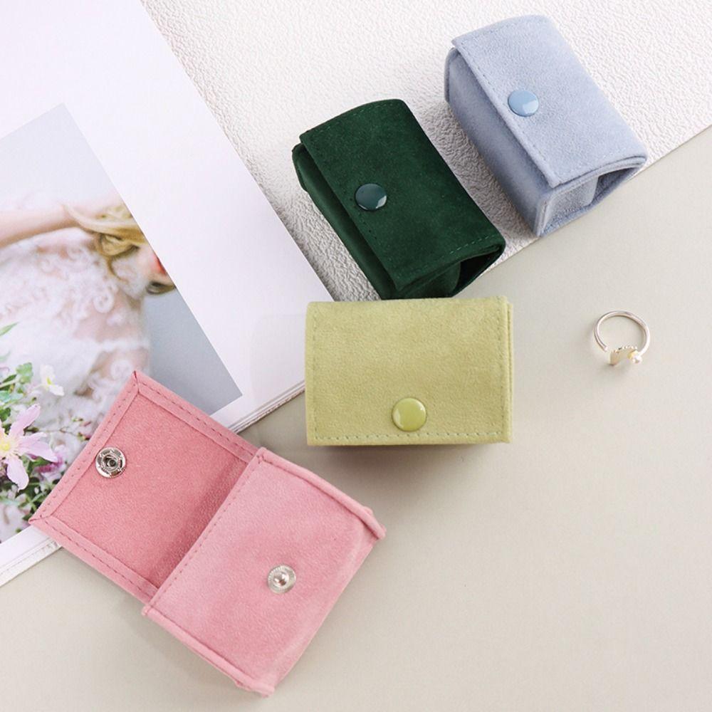Multi-purpose Ring Jewelry Box Portable Jewelry Organizer Simple Jewelry Case  Necklaces Case