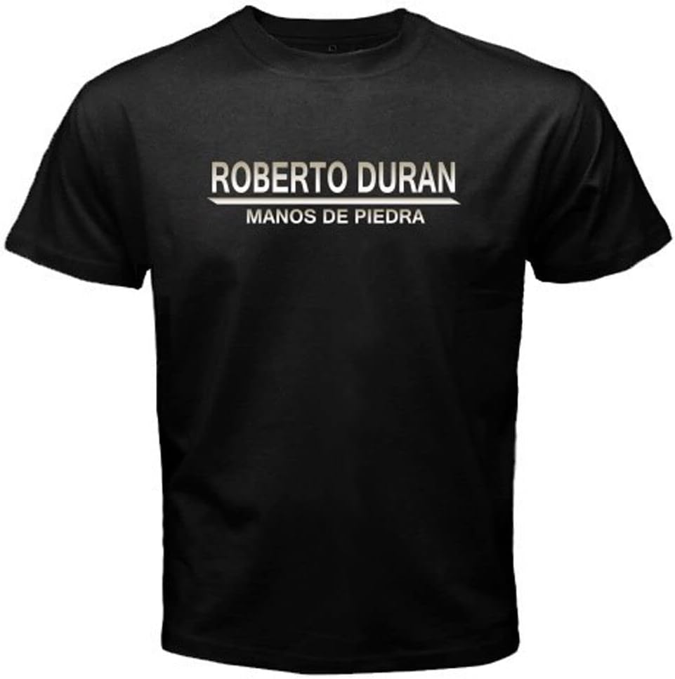 New Roberto Duran Manos De Piedra Boxing Legend Men s Black T-Shirt Size S-3XL M чёрный