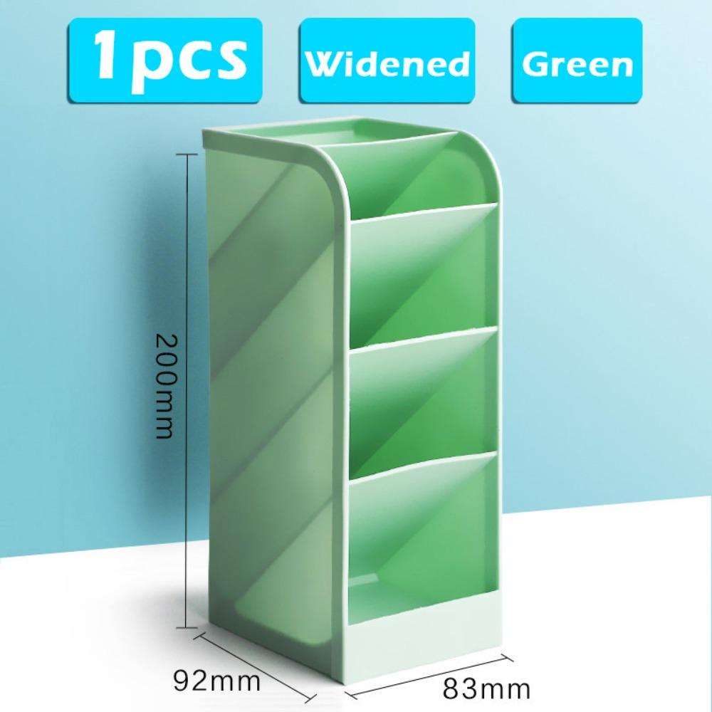 Plastic Pen Holder Large Capacity Stationery Display Stand Simple Pen Bucket  Gift