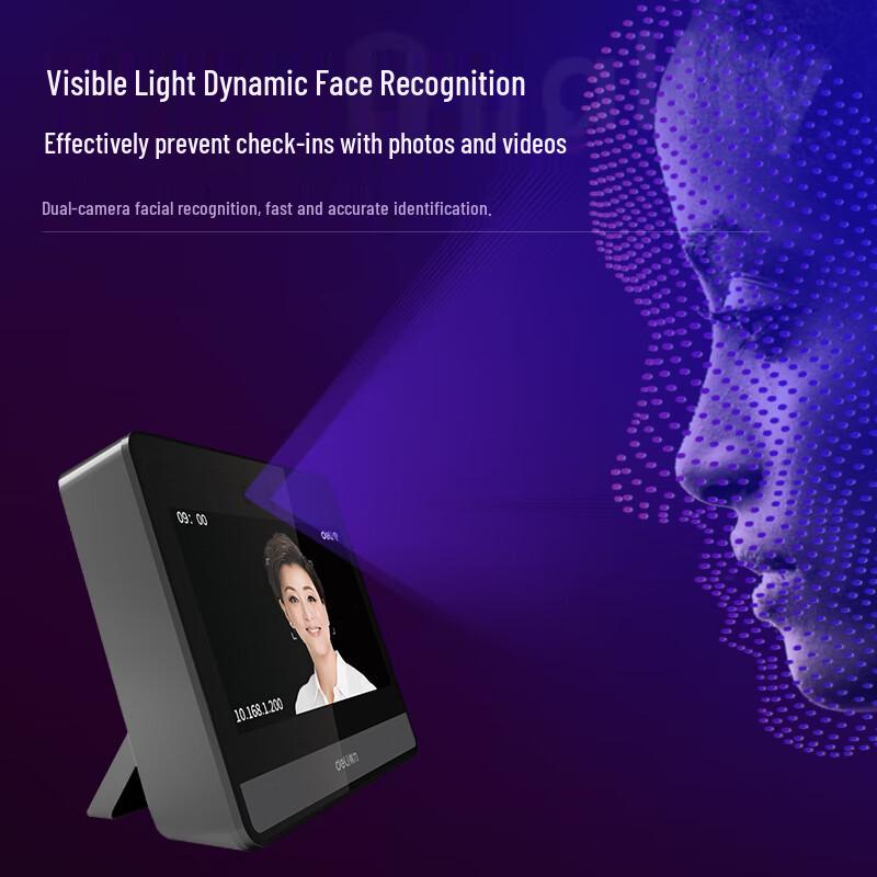 Deli DL-D8 Pro Facial Recognition Time Clock