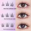 Glue Free False Eyelashes Large Capacity Trilogy 10 Rows of Novice Sunflower Eyelashes Without Glue Water Eyelashes